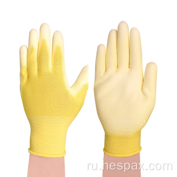 HESPAX индивидуально 13G антистатические PU Palm Work Gloves